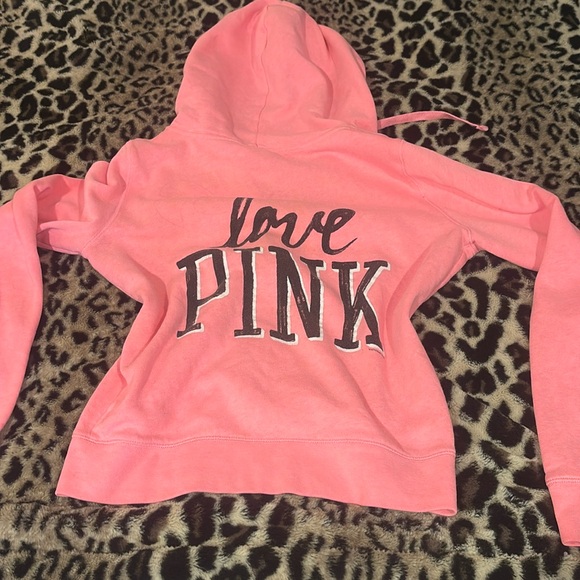 PINK Victoria's Secret Tops - Pink zip hoodie